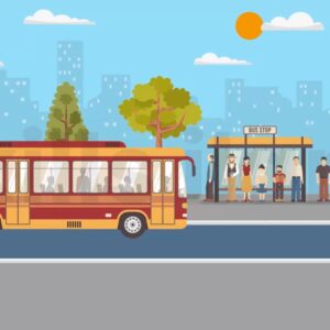 Bus Stand Animation