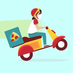 Pizza Delivery Boy